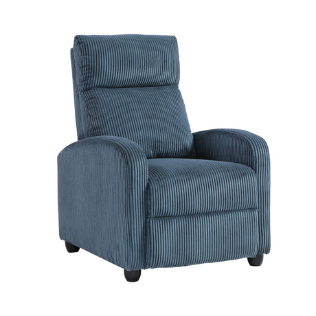 Parsons Midnight Blue Reclining Chair - Ornate Home