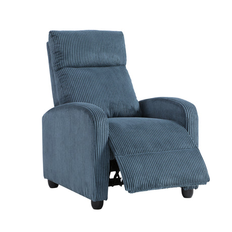 Parsons Midnight Blue Reclining Chair - Ornate Home