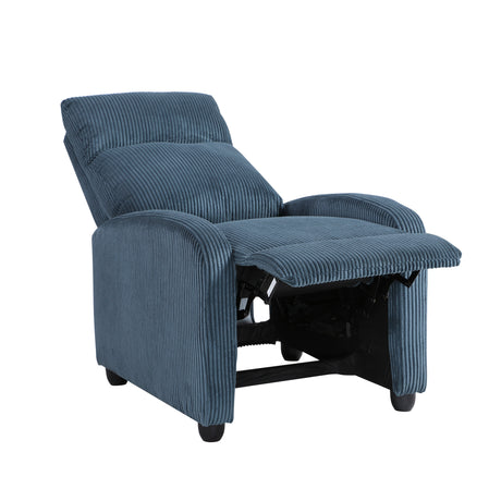 Parsons Midnight Blue Reclining Chair - Ornate Home