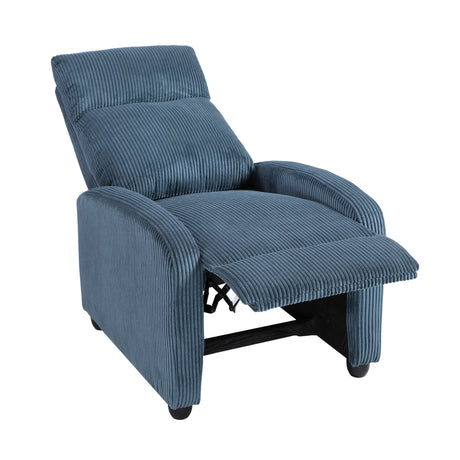 Parsons Midnight Blue Reclining Chair - Ornate Home