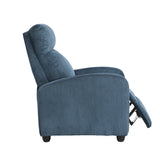 Parsons Midnight Blue Reclining Chair - Ornate Home
