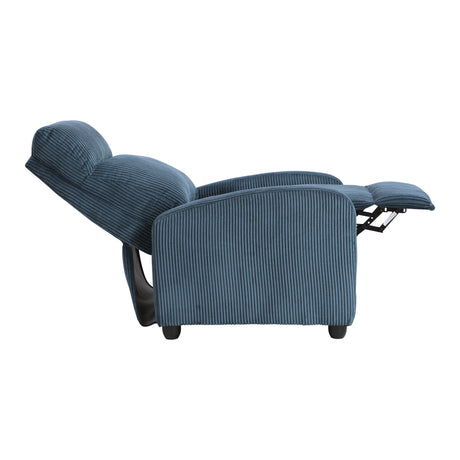 Parsons Midnight Blue Reclining Chair - Ornate Home
