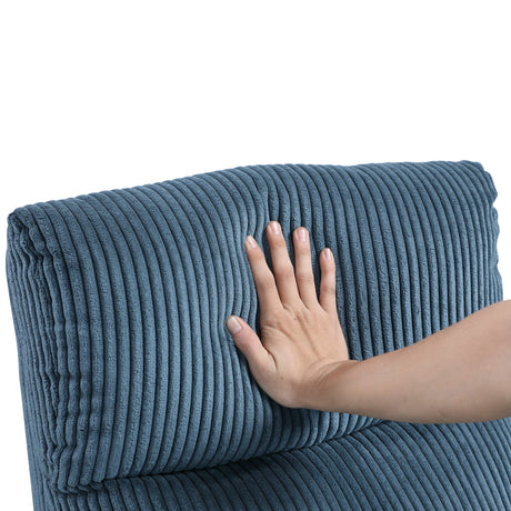 Parsons Midnight Blue Reclining Chair - Ornate Home