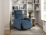 Parsons Midnight Blue Reclining Chair - Ornate Home