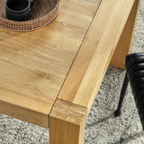 Parsons True Natural 84" Rectangular Dining Table