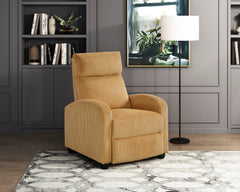Parsons Yellow Reclining Chair - Ornate Home