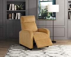 Parsons Yellow Reclining Chair - Ornate Home