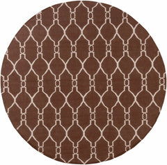 Partington Brown Wool Carpet Area Rug - Clearance - Ornate Home