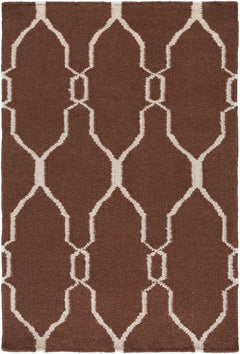 Partington Brown Wool Carpet Area Rug - Clearance - Ornate Home