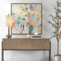 Party Time Multicolor Framed Abstract Art - Ornate Home