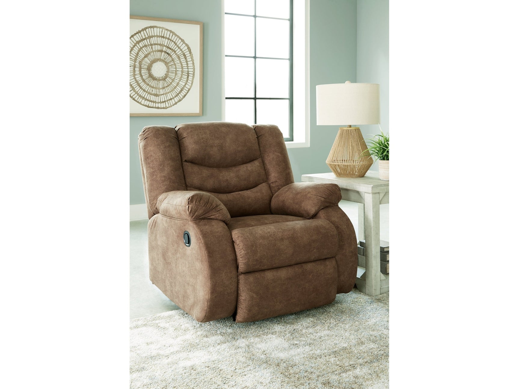 Partymate Brindle Manual Recliner (Online Special Price) - Ornate Home
