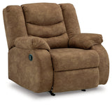 Partymate Brindle Manual Recliner (Online Special Price) - Ornate Home