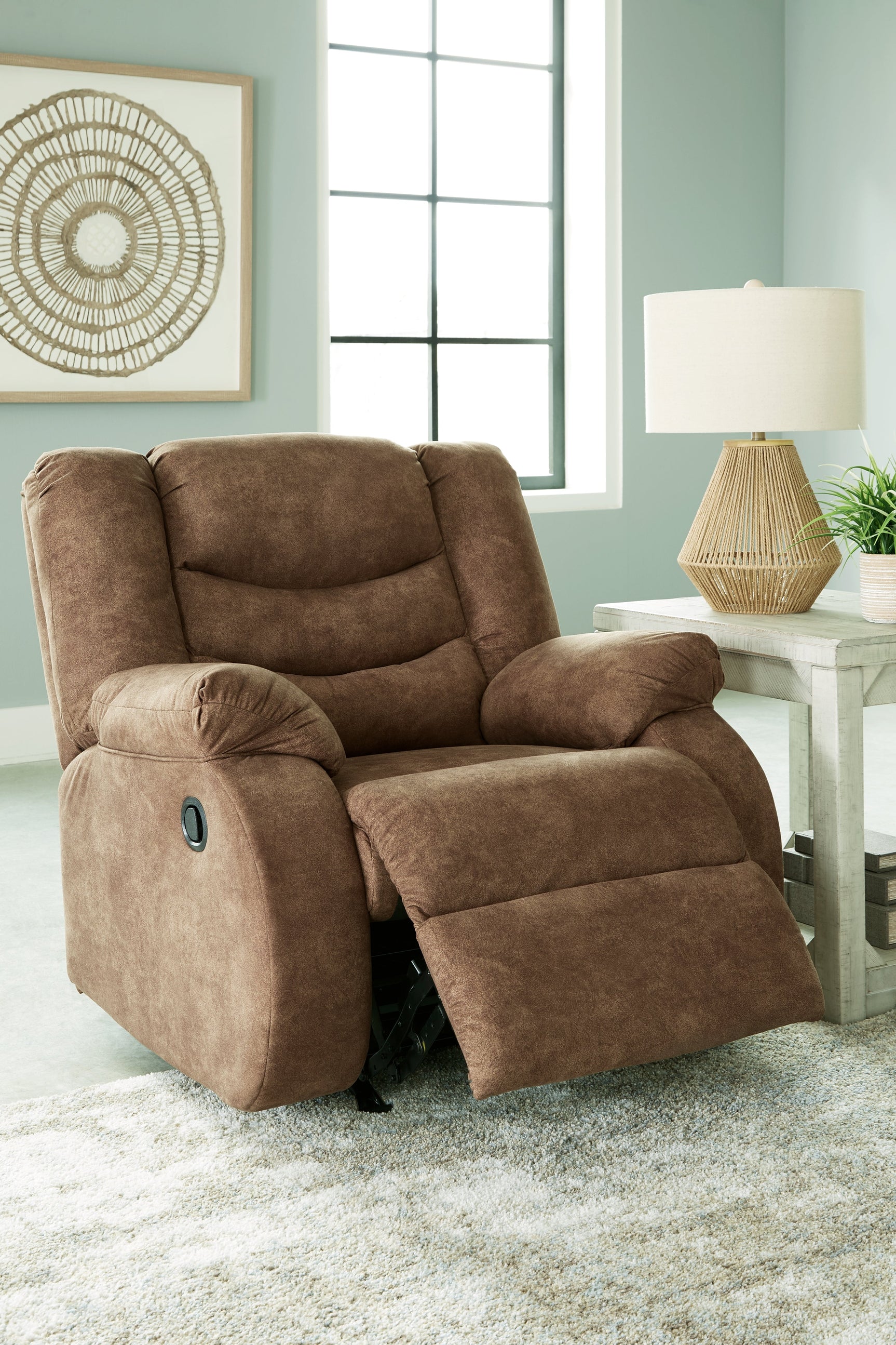 Partymate Brindle Manual Recliner - Ornate Home