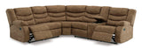 Partymate Brindle Manual Reclining Sectional Living Room Set - Ornate Home