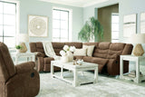 Partymate Brindle Manual Reclining Sectional Living Room Set - Ornate Home