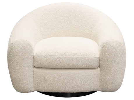 Pascal Bone Swivel Chair - Ornate Home