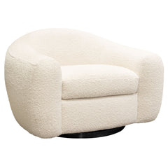 Pascal Bone Swivel Chair - Ornate Home