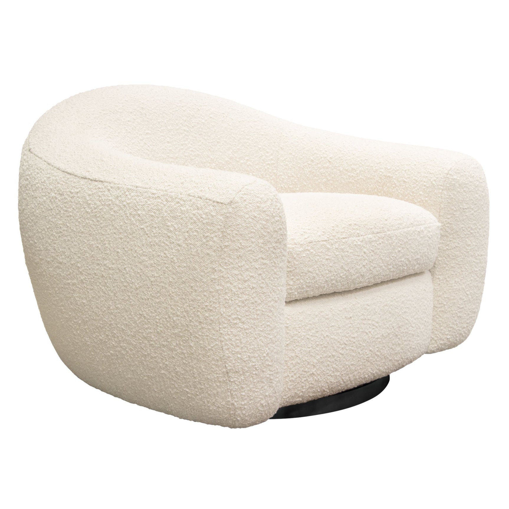 Pascal Bone Swivel Chair - Ornate Home