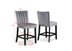 Pascal Counter Height Chair (Set of 2) - Ornate Home