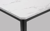 Pascal Gray/Black Faux Marble Top Dining Set - Ornate Home