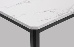 Pascal Gray/Black Faux Marble Top Dining Set - Ornate Home
