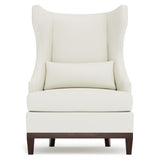 Pascal White/Cream Leather Chair - Ornate Home