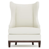 Pascal White/Cream Leather Chair - Ornate Home