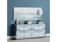 Pasco Blue/Green Canvas - Ornate Home