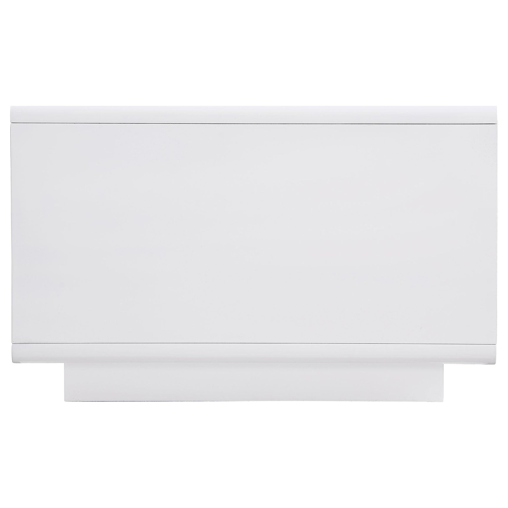 Paseo White High Gloss Rectangular Cocktail Coffee Table - Ornate Home