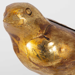 Passerines Bird Bronze/Gold Sculptures (Set of 2) - Ornate Home