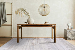 Pastoral Beige/Gray Woven Non-Slip Indoor Area Rug - Ornate Home