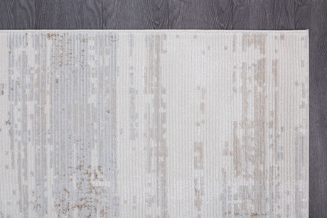 Pastoral Beige/Gray Woven Non-Slip Indoor Area Rug - Ornate Home