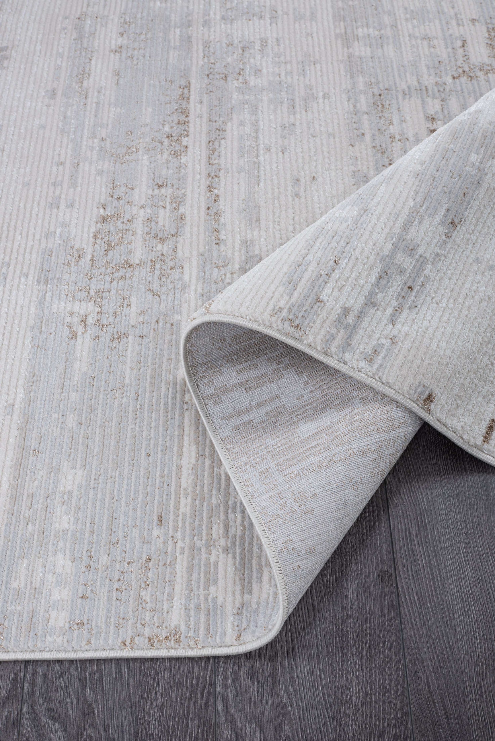 Pastoral Beige/Gray Woven Non-Slip Indoor Area Rug - Ornate Home