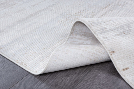 Pastoral Beige/Gray Woven Non-Slip Indoor Area Rug - Ornate Home