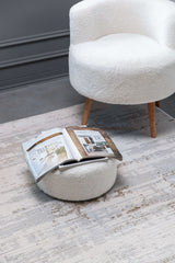 Pastoral Beige/Gray Woven Non-Slip Indoor Area Rug - Ornate Home