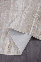 Pastoral Beige/White Woven Non-Slip Indoor Area Rug - Ornate Home