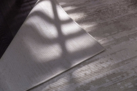 Pastoral Beige/White Woven Non-Slip Indoor Area Rug - Ornate Home