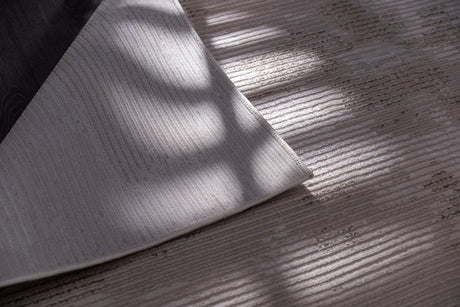 Pastoral Beige/White Woven Non-Slip Indoor Area Rug - Ornate Home