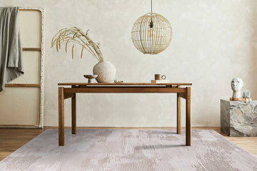 Pastoral Beige/White Woven Non-Slip Indoor Area Rug - Ornate Home