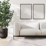 Pastoral Beige/White Woven Non-Slip Indoor Area Rug - Ornate Home