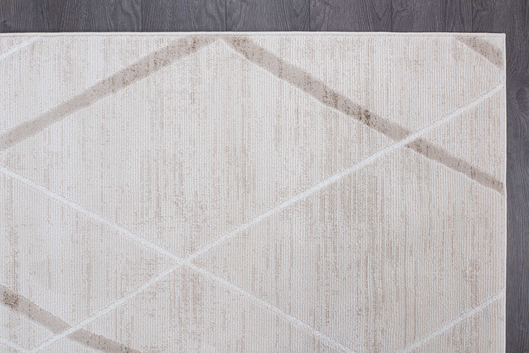 Pastoral Beige/White Woven Non-Slip Indoor Area Rug - Ornate Home