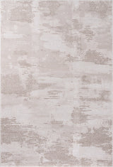 Pastoral Beige/White Woven Non-Slip Indoor Distressed Woven Area Rug - Ornate Home