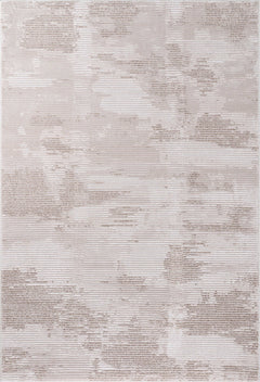 Pastoral Beige/White Woven Non-Slip Indoor Distressed Woven Area Rug - Ornate Home