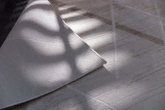Pastoral Beige/White Woven Non-Slip Indoor Geometric Pattern Area Rug - Ornate Home