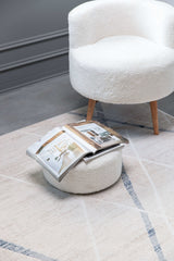 Pastoral Blue/Beige Woven Non-Slip Indoor Area Rug - Ornate Home