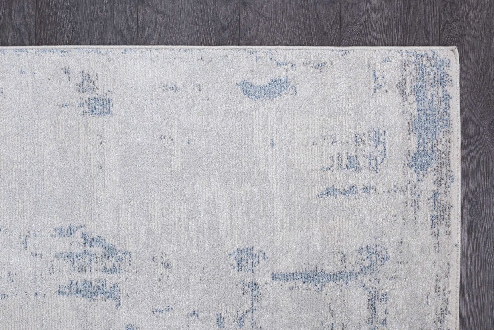 Pastoral Blue/Gray Woven Non-Slip Indoor Area Rug - Ornate Home