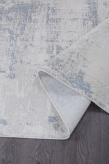 Pastoral Blue/Gray Woven Non-Slip Indoor Area Rug - Ornate Home