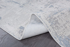 Pastoral Blue/Gray Woven Non-Slip Indoor Area Rug - Ornate Home
