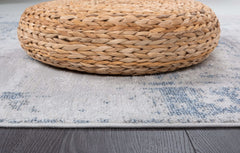 Pastoral Blue/Gray Woven Non-Slip Indoor Area Rug - Ornate Home