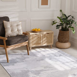 Pastoral Gray/White Woven Non-Slip Indoor Area Rug - Ornate Home